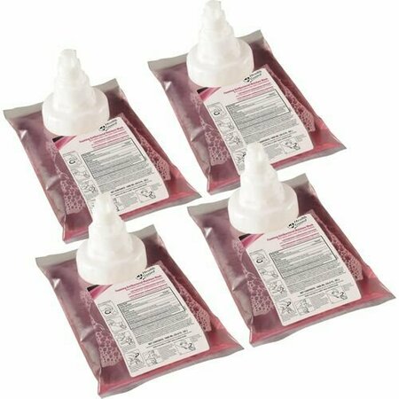 KUTOL PRODUCTS Hand Soap, Antibacterial, Foam, Pink, 4PK KUT64031
